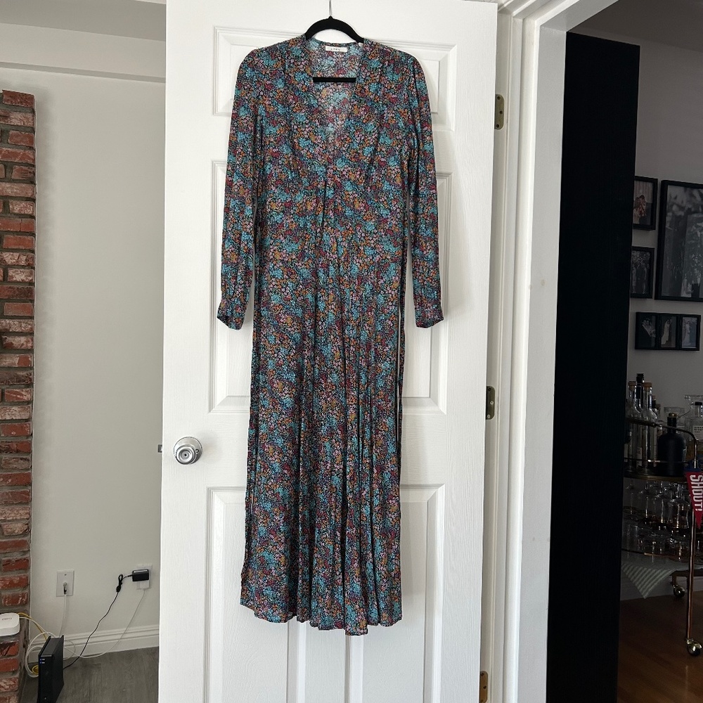 Doen Charleston Dress in Navy Ladybird Floral